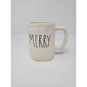 RAE DUNN MAGENTA ARTISAN COLLECTION HOLIDAY COFFEE MUG MERRY